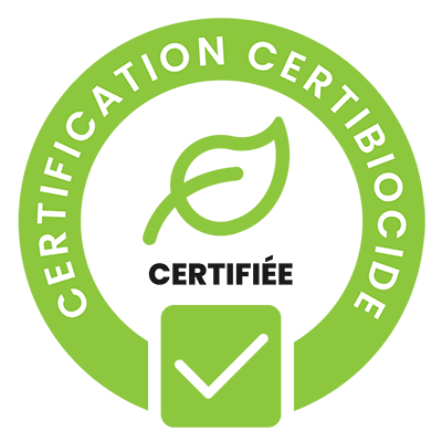 Certifié CERTIBIOCIDE